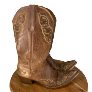 🤠 Old Gringo Embroidered Brown Western Boots | 10B